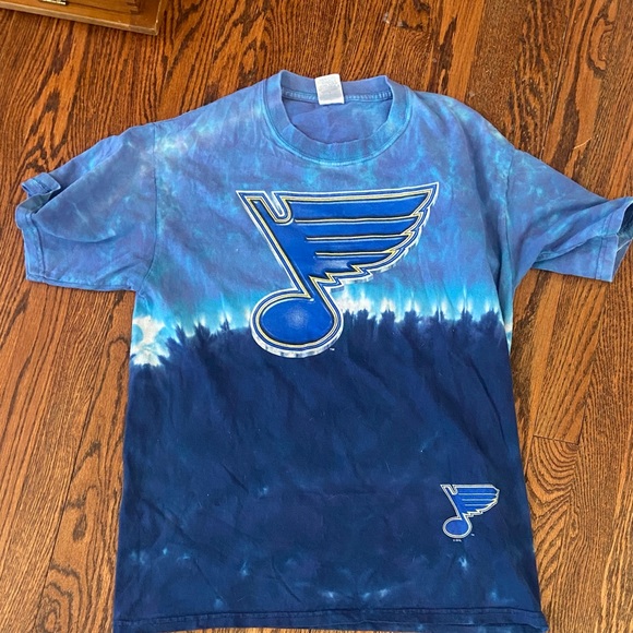 Vintage STL Blues Tie-Dye Short Sleeve Tee - Picture 1 of 8